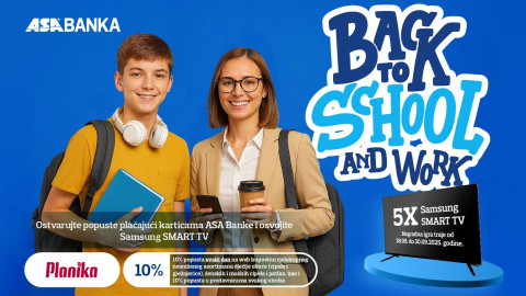 Back to school and work uz ASA banku!
